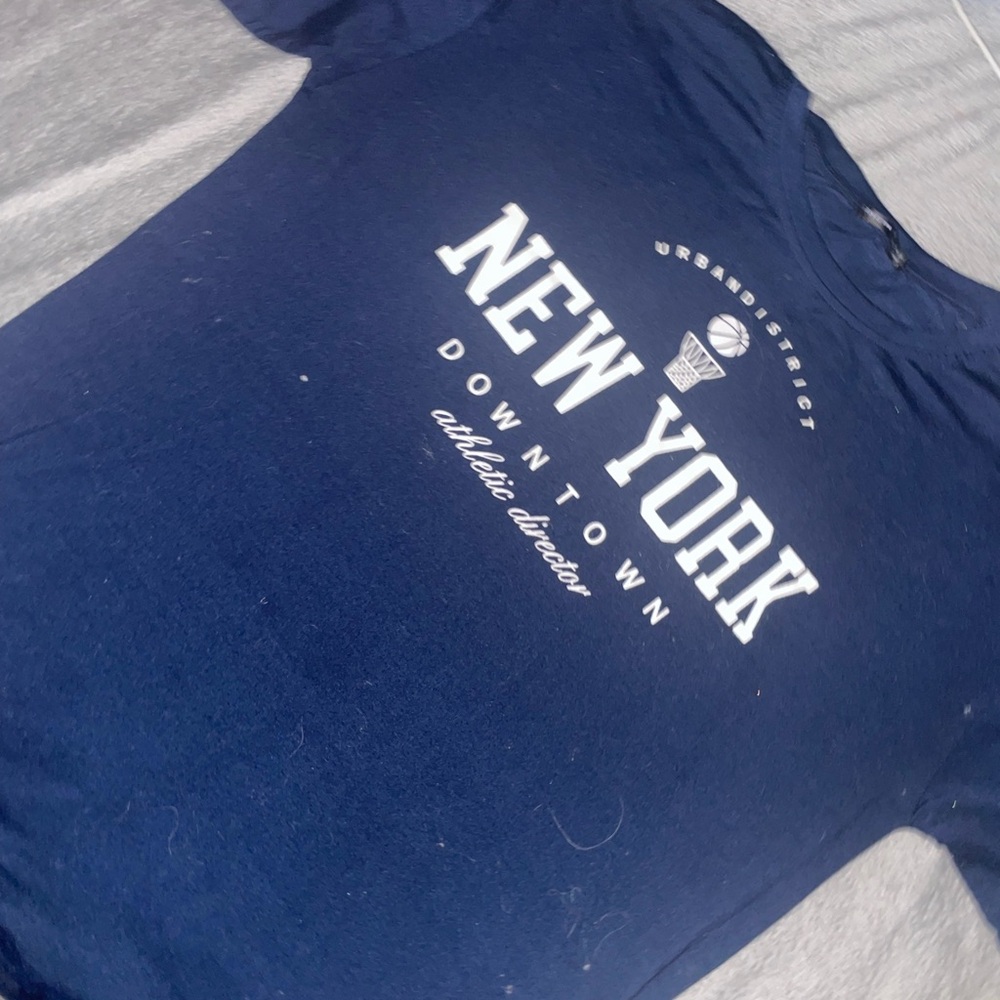 SHEIN Navy Blue New York Graphic Tee